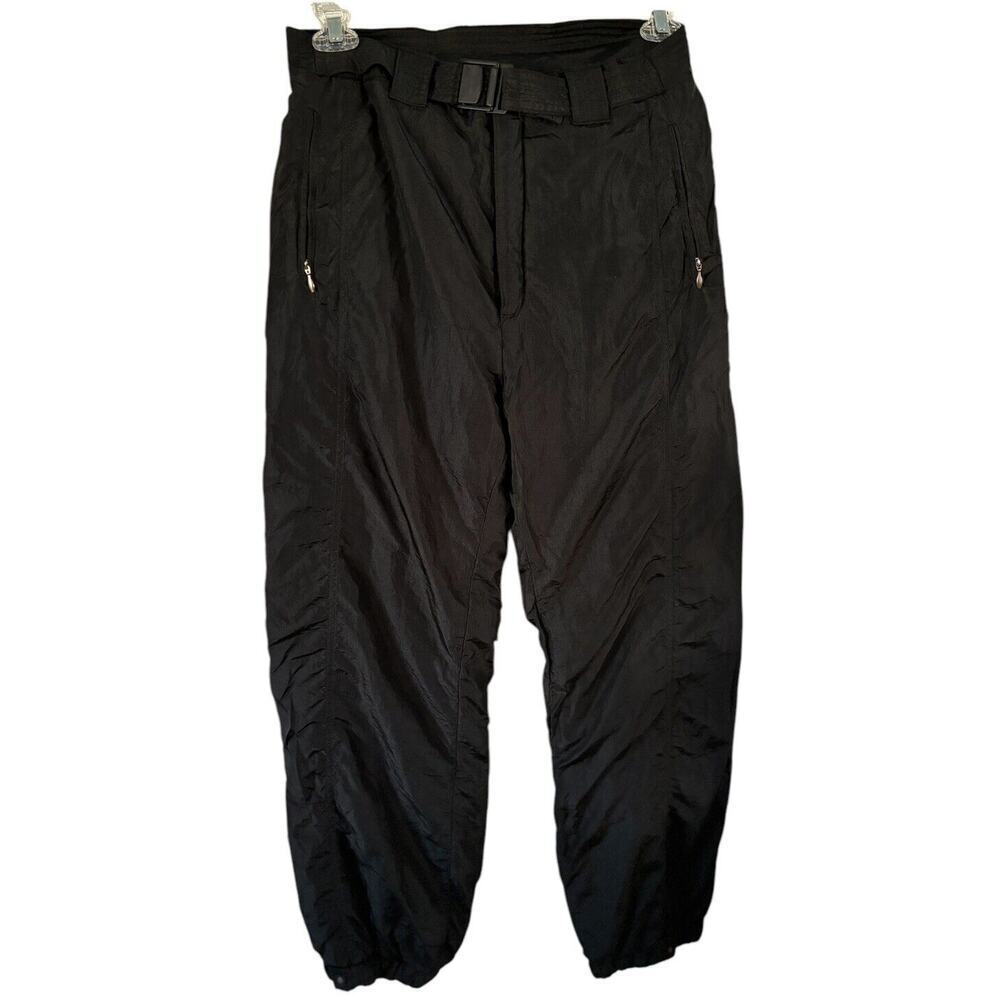 Vintage Serac Pants Womens 14 Black USA Made Snow Ski Snowboard Outdoor Winter